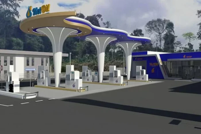 Progetto per la realizzazione di diverse piccole aree distribuzione carburante, località Camerun.