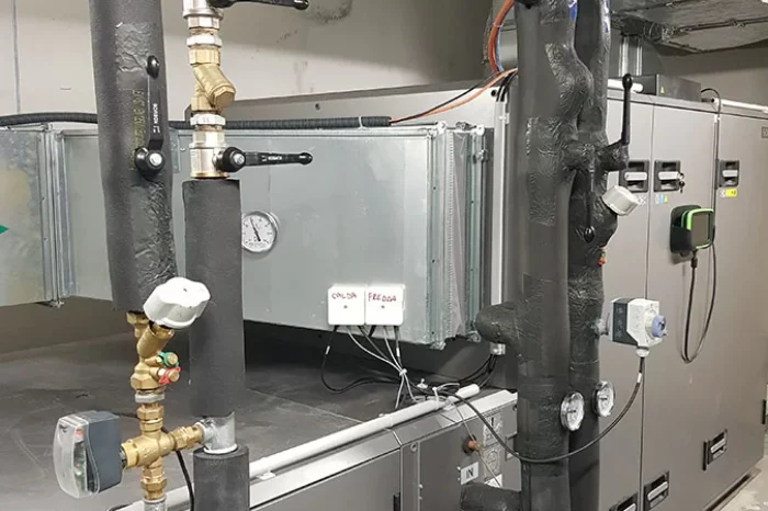 Centrale di trattamento dell’aria installata presso lo show room di Balmain, Parigi (Francia)